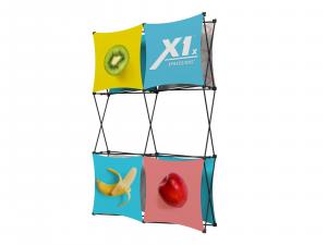 X1 5 ft. -- 2x3 F Fabric Pop-Up Display